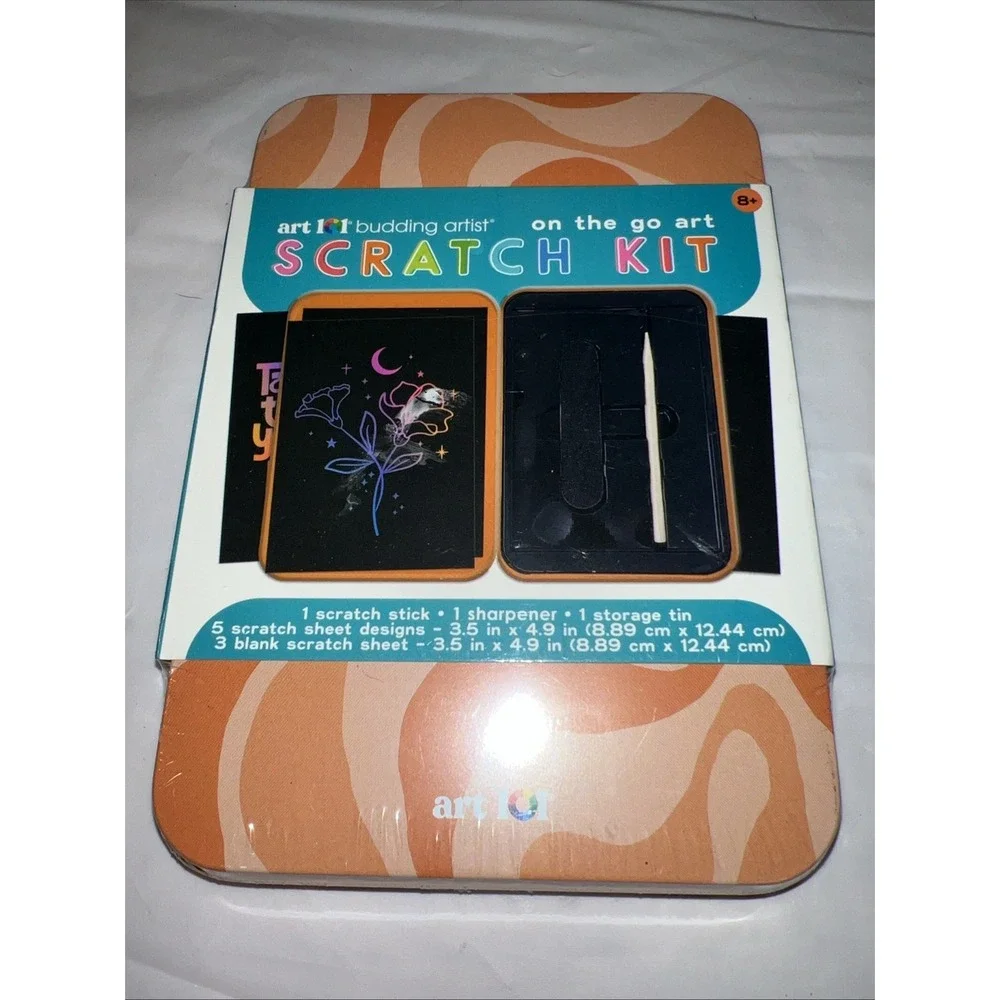 Art 101 Mini Art 101 Scratch Art Travel Kit   (BRAND NEW SEALED)